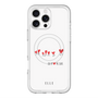 スリムプロテクションプレミアムケース with MagSafe［ ELLE - Let who love me follow me - ホワイト ］
