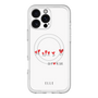 スリムプロテクションプレミアムケース with MagSafe［ ELLE - Let who love me follow me - ホワイト ］