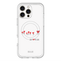 スリムプロテクションプレミアムケース with MagSafe［ ELLE - Let who love me follow me - ホワイト ］