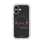スリムプロテクションプレミアムケース with MagSafe［ ELLE - Let who love me follow me - ブラック ］