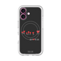 スリムプロテクションプレミアムケース with MagSafe［ ELLE - Let who love me follow me - ブラック ］
