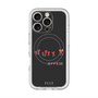 スリムプロテクションプレミアムケース with MagSafe［ ELLE - Let who love me follow me - ブラック ］