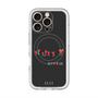 スリムプロテクションプレミアムケース with MagSafe［ ELLE - Let who love me follow me - ブラック ］