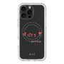 スリムプロテクションプレミアムケース with MagSafe［ ELLE - Let who love me follow me - ブラック ］