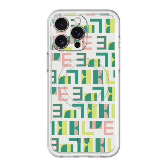 スリムプロテクションプレミアムケース with MagSafe［ ELLE - Iconics Prints2 ］