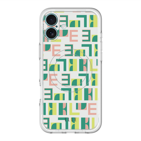 スリムプロテクションプレミアムケース with MagSafe［ ELLE - Iconics Prints2 ］