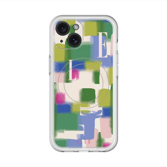 スリムプロテクションプレミアムケース with MagSafe［ ELLE - Iconics Prints3 ］