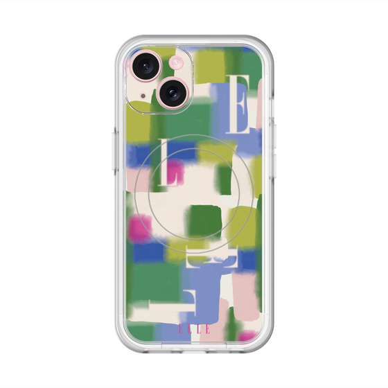 スリムプロテクションプレミアムケース with MagSafe［ ELLE - Iconics Prints3 ］