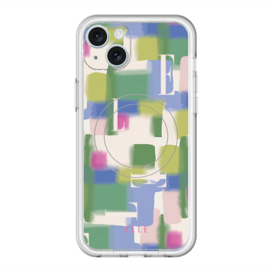 スリムプロテクションプレミアムケース with MagSafe［ ELLE - Iconics Prints3 ］