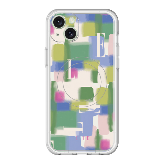 スリムプロテクションプレミアムケース with MagSafe［ ELLE - Iconics Prints3 ］