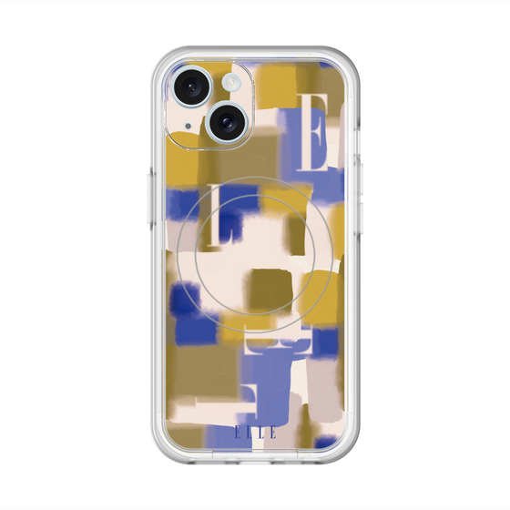 スリムプロテクションプレミアムケース with MagSafe［ ELLE - Iconics Prints4 ］