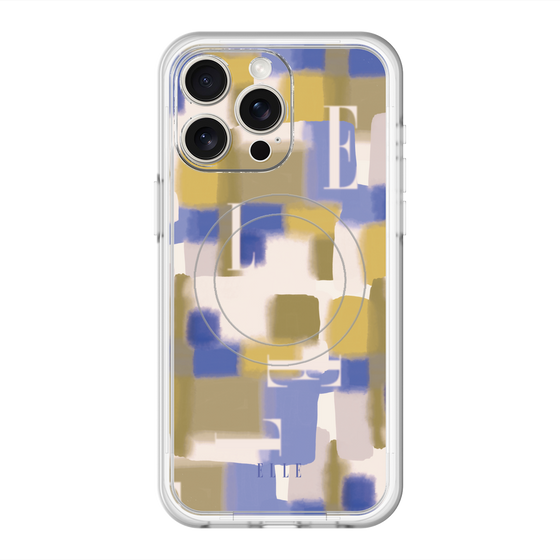 スリムプロテクションプレミアムケース with MagSafe［ ELLE - Iconics Prints4 ］