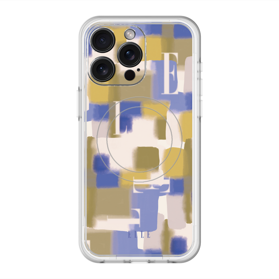 スリムプロテクションプレミアムケース with MagSafe［ ELLE - Iconics Prints4 ］
