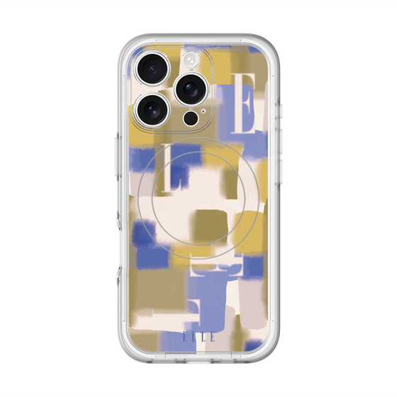 スリムプロテクションプレミアムケース with MagSafe［ ELLE - Iconics Prints4 ］