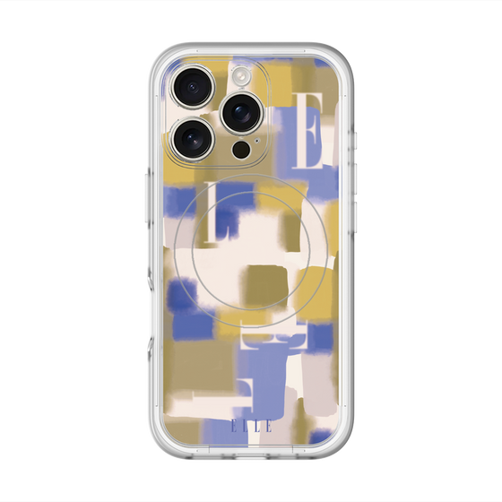 スリムプロテクションプレミアムケース with MagSafe［ ELLE - Iconics Prints4 ］