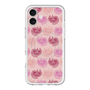 スリムプロテクションプレミアムケース with MagSafe［ ELLE - Cat Pattern - ピンク ］