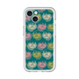 スリムプロテクションプレミアムケース with MagSafe［ ELLE - Cat Pattern - グリーン ］