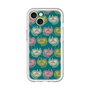スリムプロテクションプレミアムケース with MagSafe［ ELLE - Cat Pattern - グリーン ］