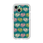 スリムプロテクションプレミアムケース with MagSafe［ ELLE - Cat Pattern - グリーン ］