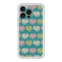 スリムプロテクションプレミアムケース with MagSafe［ ELLE - Cat Pattern - グリーン ］