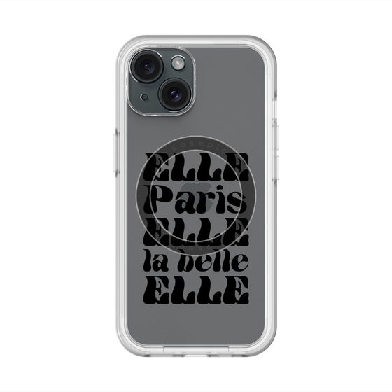 スリムプロテクションプレミアムケース with MagSafe［ ELLE - ELLE Paris ］