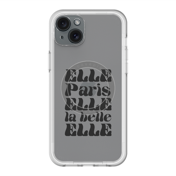スリムプロテクションプレミアムケース with MagSafe［ ELLE - ELLE Paris ］