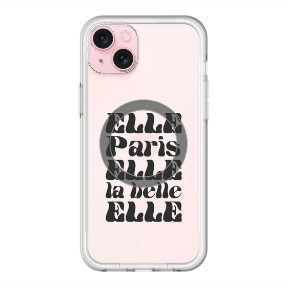 スリムプロテクションプレミアムケース with MagSafe［ ELLE - ELLE Paris ］