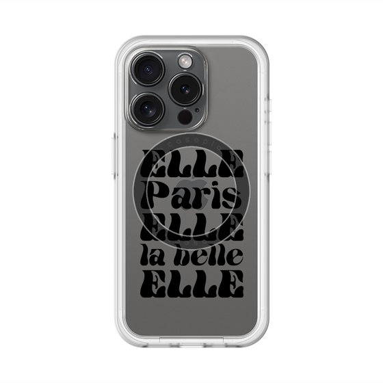 スリムプロテクションプレミアムケース with MagSafe［ ELLE - ELLE Paris ］