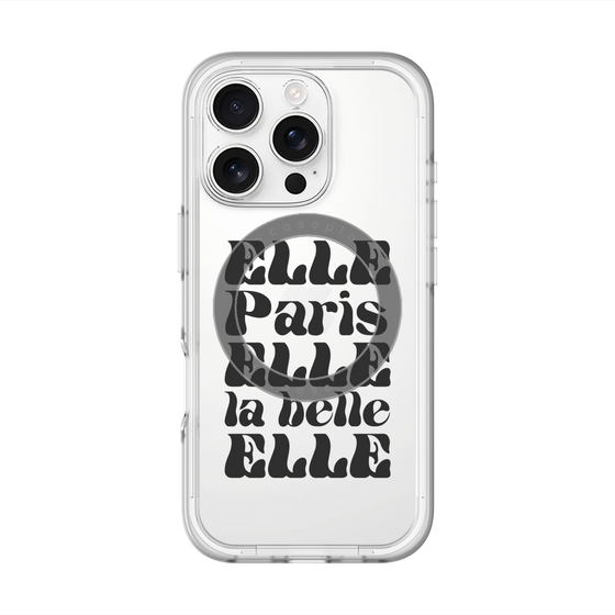 スリムプロテクションプレミアムケース with MagSafe［ ELLE - ELLE Paris ］
