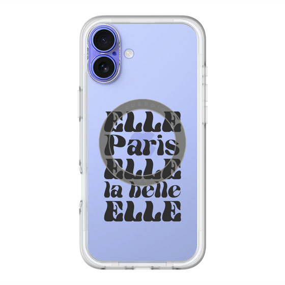 スリムプロテクションプレミアムケース with MagSafe［ ELLE - ELLE Paris ］