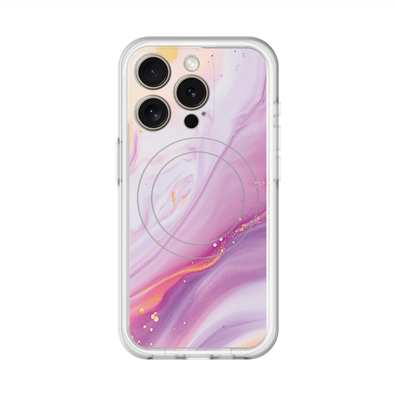 スリムプロテクションプレミアムケース with MagSafe［ Color Rain - オリジナル - Moonlit Mauve ］