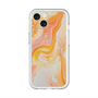 スリムプロテクションプレミアムケース with MagSafe［ Color Rain - オリジナル - Tangerine Mist ］