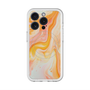 スリムプロテクションプレミアムケース with MagSafe［ Color Rain - オリジナル - Tangerine Mist ］