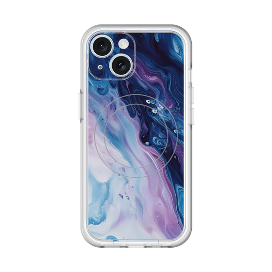 スリムプロテクションプレミアムケース with MagSafe［ Color Rain - オリジナル - Twilight Ink ］