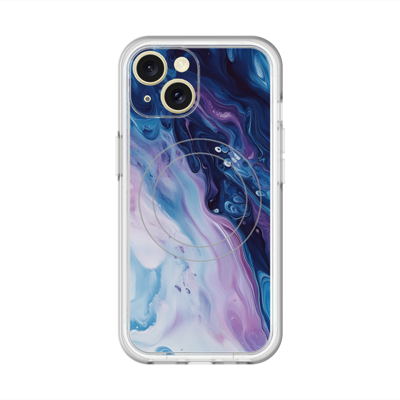 スリムプロテクションプレミアムケース with MagSafe［ Color Rain - オリジナル - Twilight Ink ］