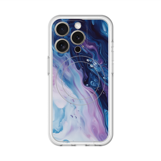 スリムプロテクションプレミアムケース with MagSafe［ Color Rain - オリジナル - Twilight Ink ］