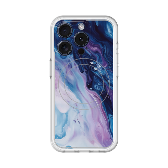スリムプロテクションプレミアムケース with MagSafe［ Color Rain - オリジナル - Twilight Ink ］