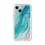 スリムプロテクションプレミアムケース with MagSafe［ Color Rain - オリジナル - Serene Wave ］