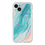 スリムプロテクションプレミアムケース with MagSafe［ Color Rain - オリジナル - Serene Wave ］