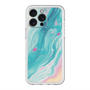 スリムプロテクションプレミアムケース with MagSafe［ Color Rain - オリジナル - Serene Wave ］