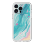 スリムプロテクションプレミアムケース with MagSafe［ Color Rain - オリジナル - Serene Wave ］