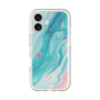 スリムプロテクションプレミアムケース with MagSafe［ Color Rain - オリジナル - Serene Wave ］