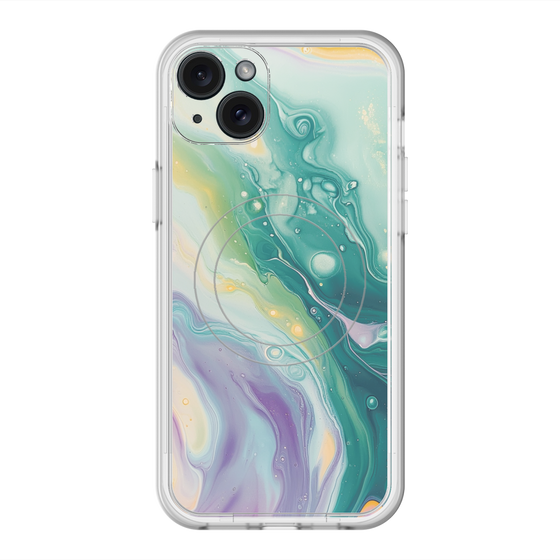スリムプロテクションプレミアムケース with MagSafe［ Color Rain - オリジナル - Dusky Forest ］