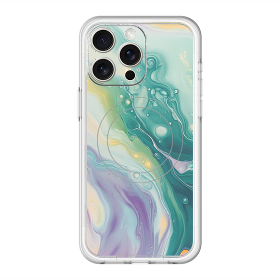スリムプロテクションプレミアムケース with MagSafe［ Color Rain - オリジナル - Dusky Forest ］