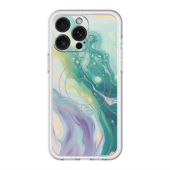 スリムプロテクションプレミアムケース with MagSafe［ Color Rain - オリジナル - Dusky Forest ］