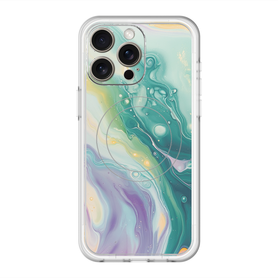 スリムプロテクションプレミアムケース with MagSafe［ Color Rain - オリジナル - Dusky Forest ］
