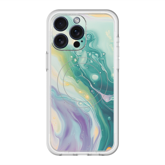 スリムプロテクションプレミアムケース with MagSafe［ Color Rain - オリジナル - Dusky Forest ］