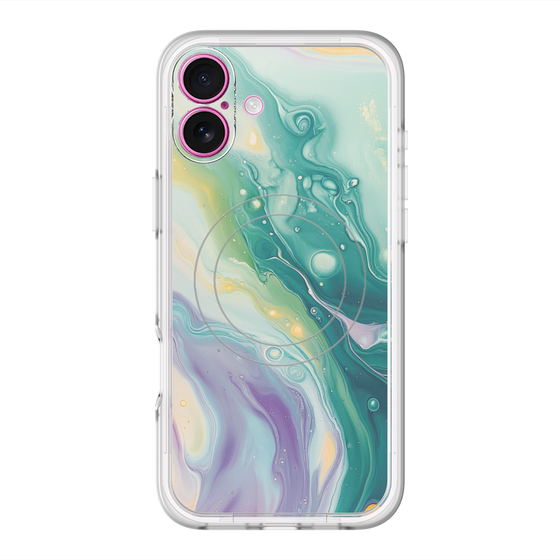スリムプロテクションプレミアムケース with MagSafe［ Color Rain - オリジナル - Dusky Forest ］
