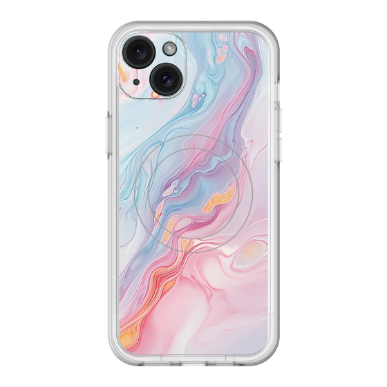 スリムプロテクションプレミアムケース with MagSafe［ Color Rain - オリジナル - Dream veil ］
