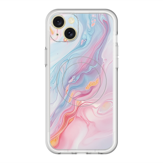 スリムプロテクションプレミアムケース with MagSafe［ Color Rain - オリジナル - Dream veil ］